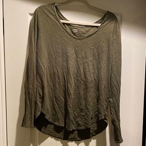 Old Navy Sage Green Long Sleeve Top